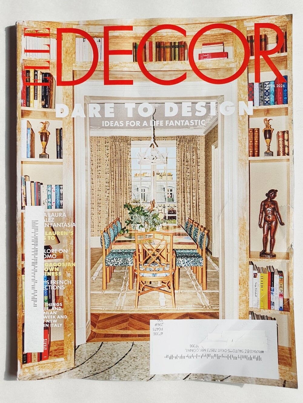 Elle Decor Magazine April 2026 Dare To Design - Milan Design Week - Ralph Lauren